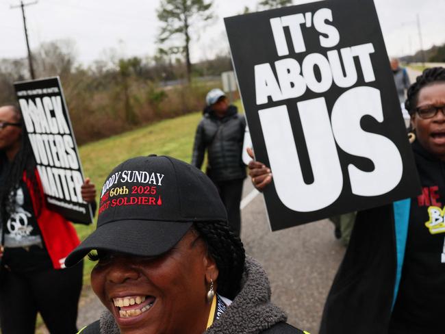 The term ‘woke’ originally arose among US black activists early last century and returned with the Black Lives Matter movement of 2014. Picture: Michael M. Santiago/Getty Images/AFP