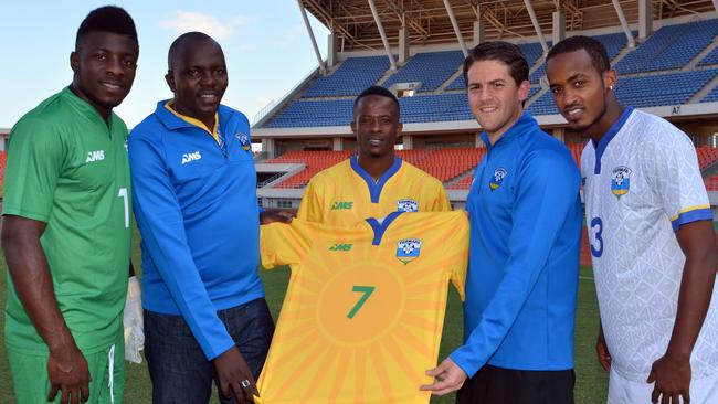 The Rwanda kit designed by AMS Clothing. Picture: Darren McKinstry