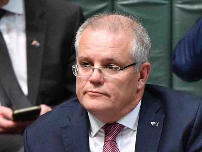 Scott Morrison holds a slim, two-seat majority in the lower house. Picture: AAP