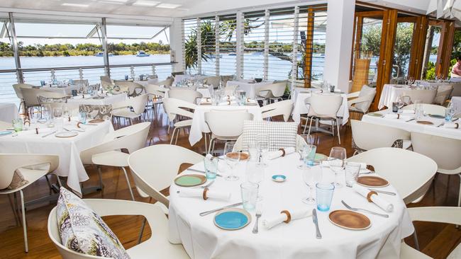 Dining with a view at Rickys River Bar and Restaurant on the Noosa River. Photo Lachie Millard