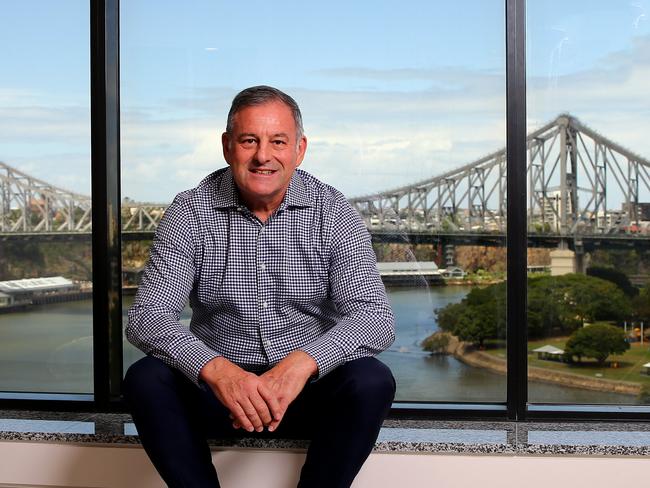 Developer Don O'Rorke from Consolidated Properties Group shares his vision for the future of Brisbane's inner city skyline, Brisbane CBD Monday 9th November 2020 Picture David Clark