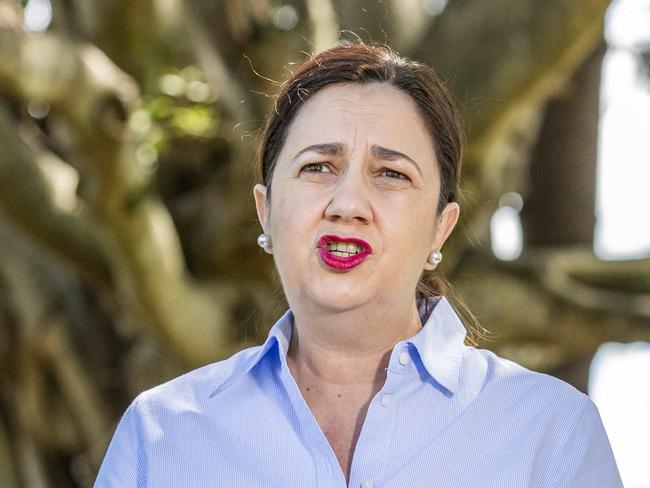 Queensland Premier Annastacia Palaszczuk providing COVID-19 update, Saturday, March 27, 2021 - Picture: Richard Walker