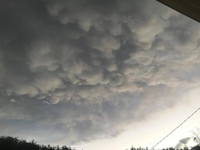 Jim Mcclelland snapped this pic of the storm coming.
