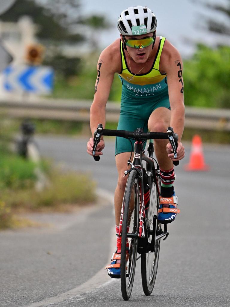 Sunshine Coast athlete Josh Shanahan competing at the Sprint Distance Duathlon Championships in Ibiza, Spain. Picture: FinisherPix