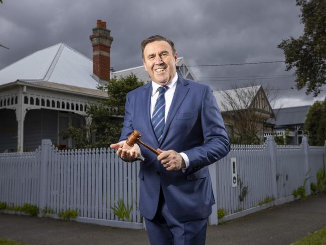 Former Channel 10 weatherman Mike Larkan began a new career as a real estate agent after his shock sacking from the network in 2020. Picture: Wayne Taylor