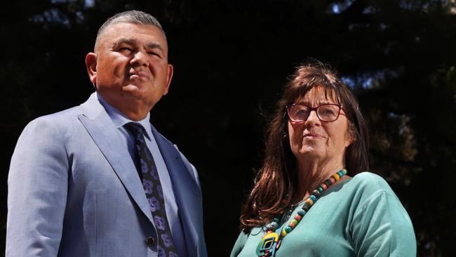 Mr Ah-See and Orange Land Council chief executive Annette Steele in October. Picture: Jane Dempster