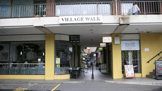 Village Way shopping arcade in Toorak. Picture: George Salpigtidis