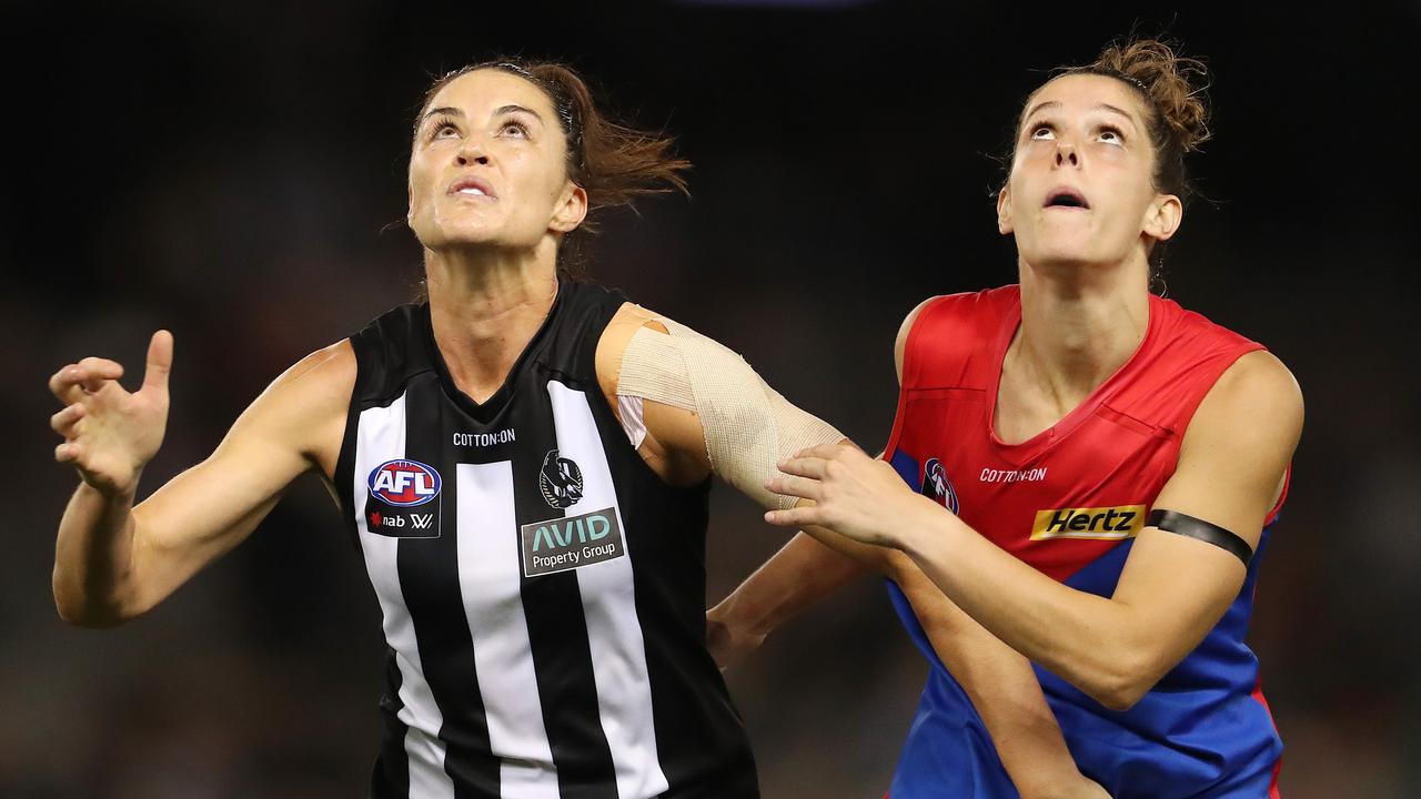 Sharni Norder has improved so much she was All-Australian ruck.