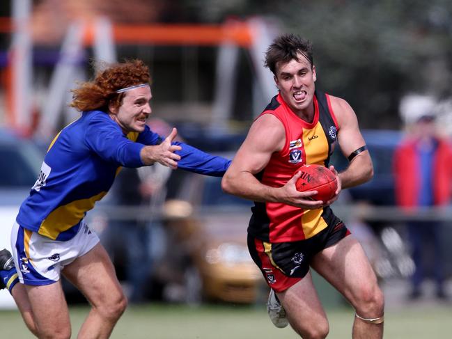 GFL: St Joseph's v North Shore. St Josephs Ben Kamaric. Picture: Mike Dugdale