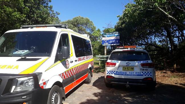 The scene at Fingal Head NSW as search continues for missing swimmer