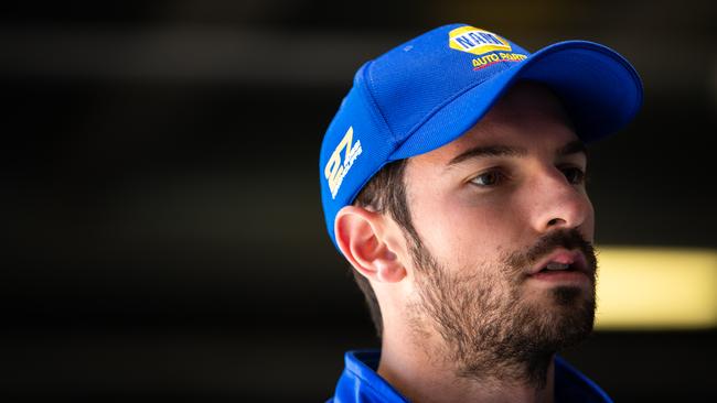 BATHURST, AUSTRALIA - OCTOBER 10: Alexander Rossi driver of the #27 NAPA Auto Parts Walkinshaw Andretti United Holden Commodore ZB looks on during practice for the Bathurst 1000, which is part of the Supercars Championship at Mount Panorama on October 10, 2019 in Bathurst, Australia. (Photo by Daniel Kalisz/Getty Images)