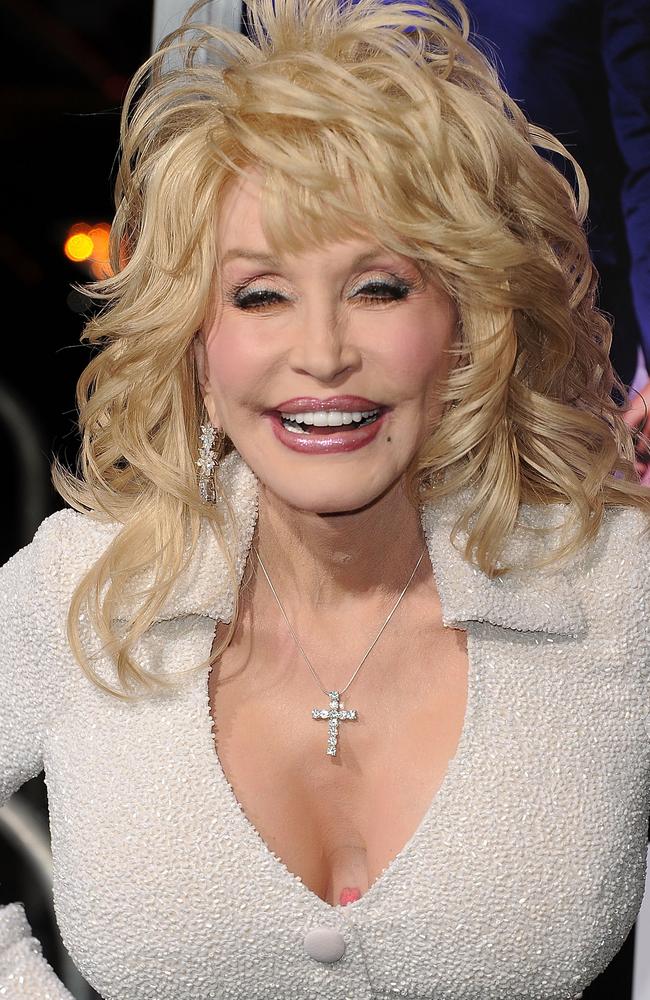 Dolly Parton arrives at the premiere of Joyful Noise. Picture: Jason Merritt/Getty Images