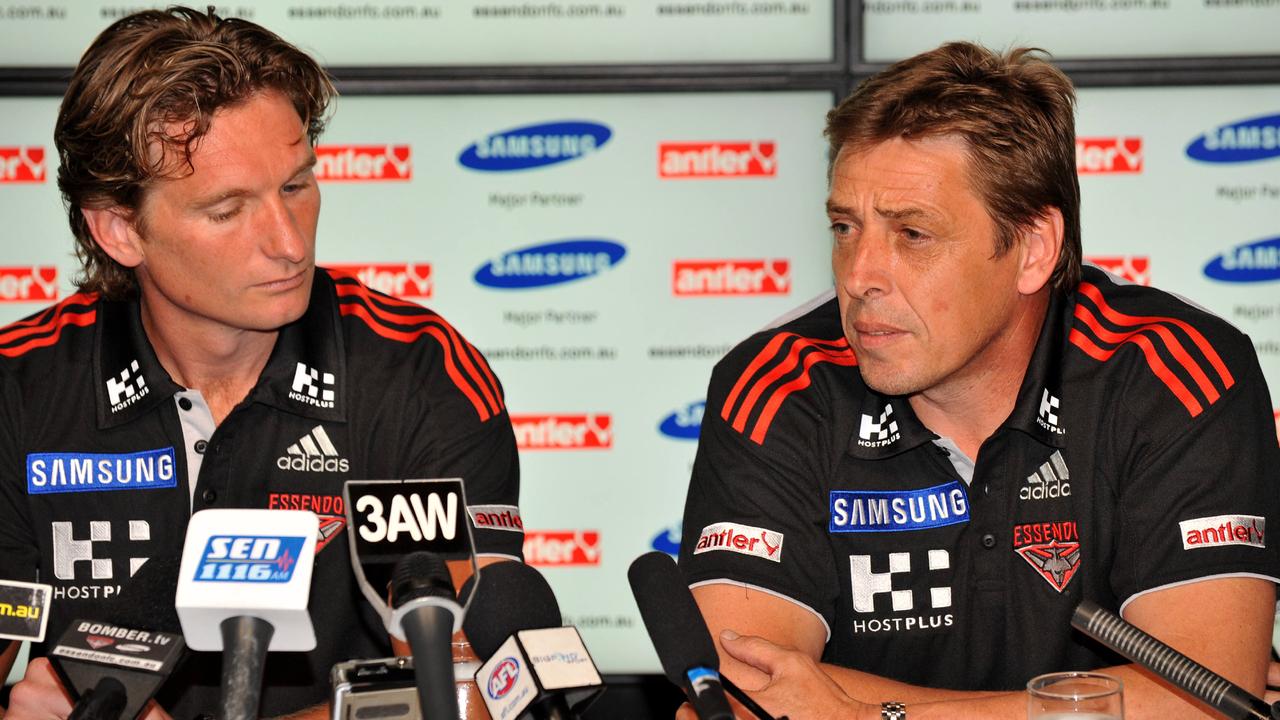 Mark 'Bomber' Thompson officially presented as Assistant Coach to James Hird at Essendon F.C.