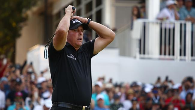 Mickelson has issued a lengthy apology in response to a recent interview over the proposed Saudi Golf League. Picture: Getty