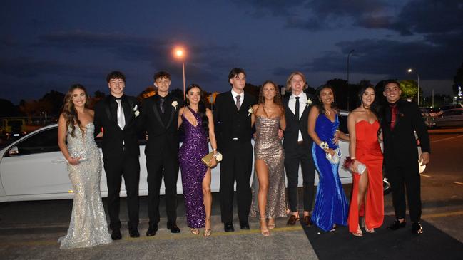 Students at the 2024 Chancellor State College formal.