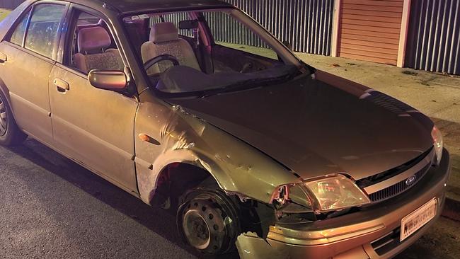 An Upper Hermitage man, 18, was charged with drink driving after he was stopped in this car. Picture: SA Police