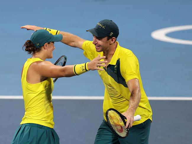 Barty and Peers have won the Olympic bronze medal. Picture: Clive Brunskill/Getty Images