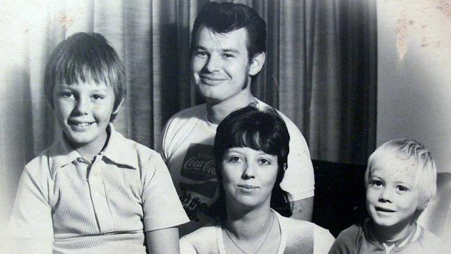 The Williams family. From left, Shane, George, Barbara and Carl. Picture: Supplied