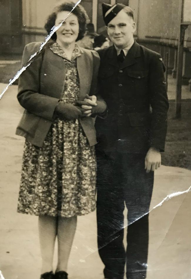 One of the family images found by Tanya Green in an old suitcase at an auction - possibly Gwen and Frank Hamilton.