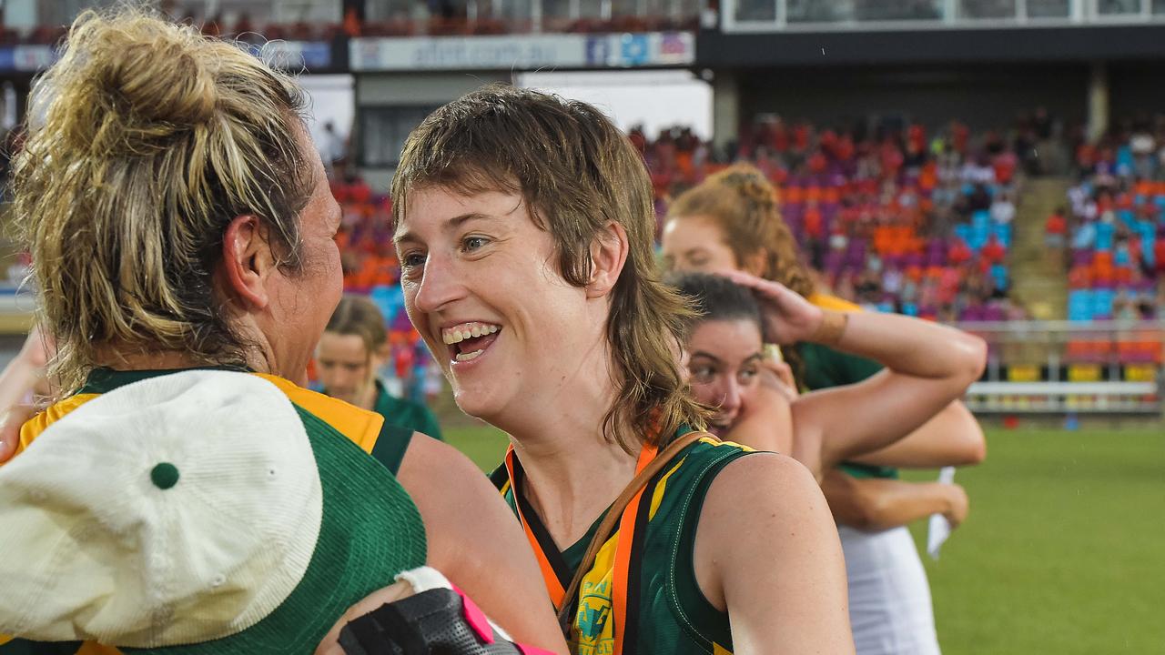 Waratah vs PINT in the 2022-23 NTFL womenÃ•s grand final. Picture: PEMA TAMANG Pakhrin