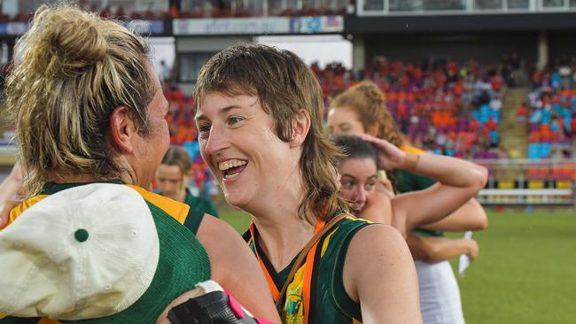 Waratah vs PINT in the 2022-23 NTFL womenÃ&#149;s grand final. Picture: PEMA TAMANG Pakhrin