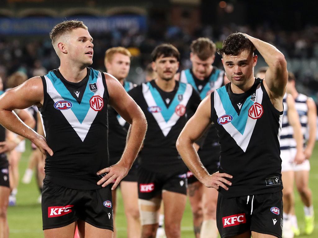 Geelong Cats Vs Port Adelaide Power Afl Coach Chris Scott On South Australia Covid 19 Border Restrictions Coach Ken Hinkley Adelaide Oval News Com Au Australia S Leading News Site