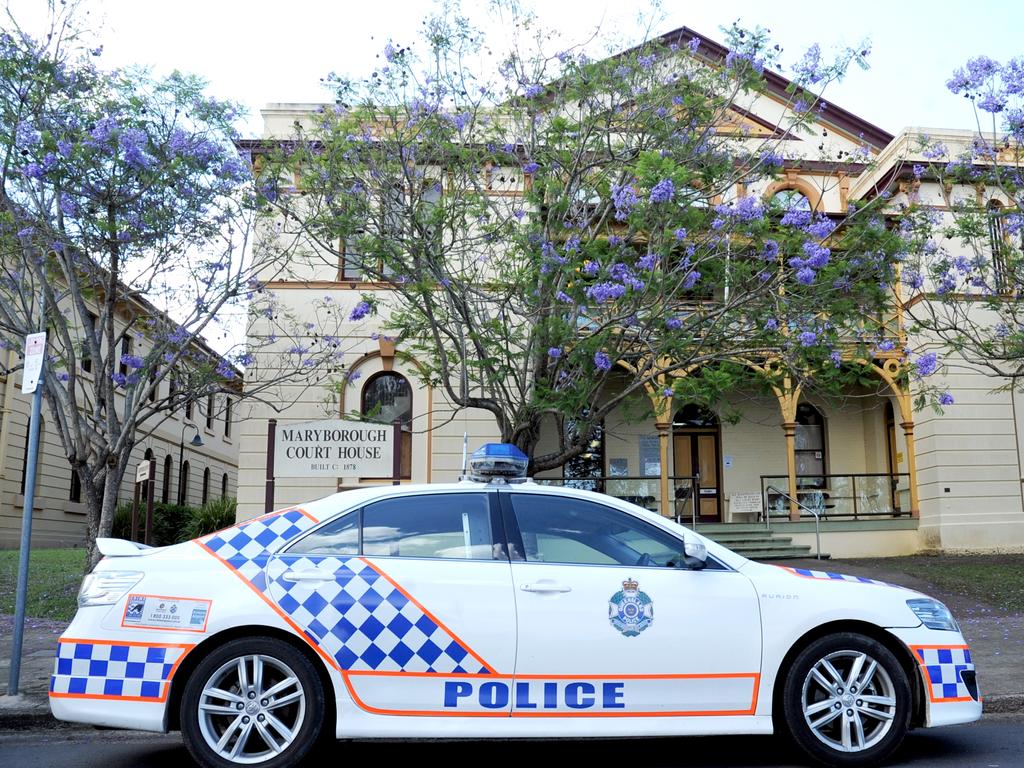 Ethan John Pope, 27, pleaded guilty to unlawful use of a vehicle, driving while intoxicated, driving unlicensed, possession of a knife in a public place and other offences when he faced Maryborough Magistrates Court on Tuesday.