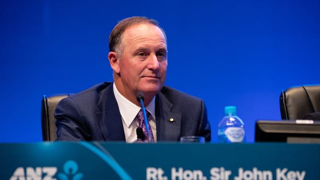 New Zealand's former prime minister Sir John Key is chairman of ANZ’s NZ unit, which is the subject of a new class action against it and CBA’s ASB. Picture: <span style="font-size: 11pt;">AAP</span>