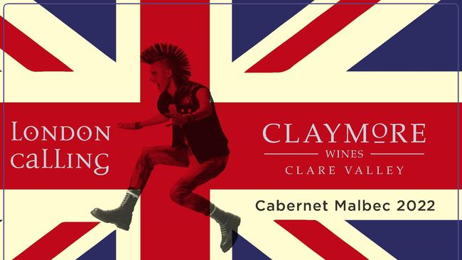 Claymore’s London Calling Cabernet Malbec.