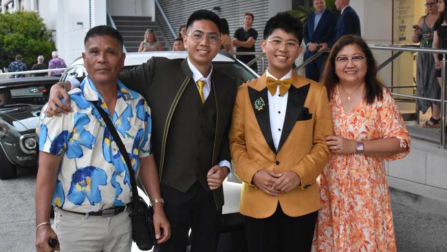 Arrivals at the Beerwah State High School Formal held at Maroochy RSL on November 14, 2024. Picture: Sam Turner