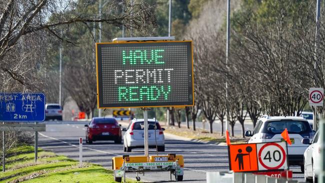 The NSW border is set to reopen on November 23. Picture: Simon Dallinger/NCA NewsWire.