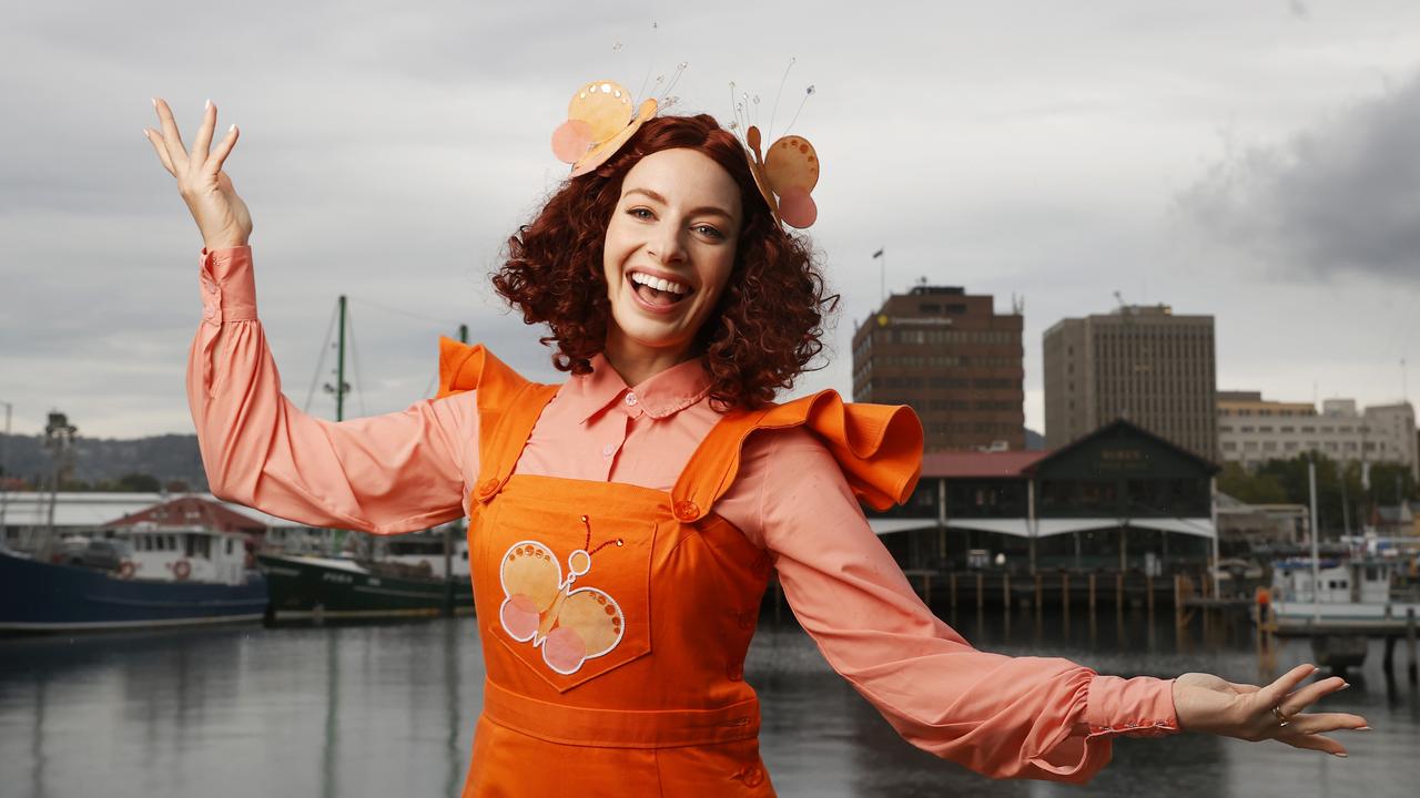 Emma Watkins former Wiggle in Hobart ahead of her Emma Memma shows at the Theatre Royal later in the year. Picture: Nikki Davis-Jones