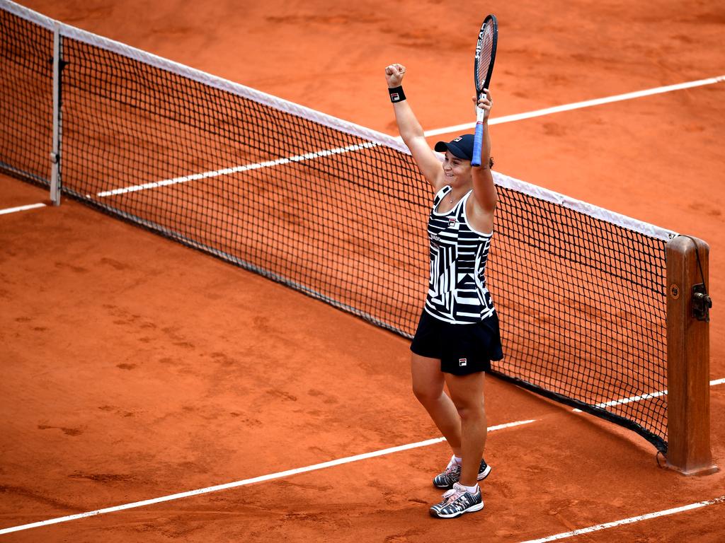 In 2021 Ash Barty was excited to return to the scene of her 2019 French Open triumph. Picture: Clive Mason/Getty Images