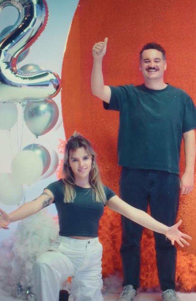 Jade and her dad feature in the new ad, 22 years on.