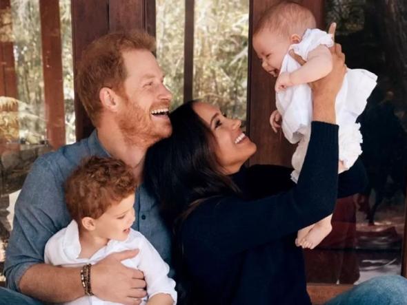 Prince Harry, Meghan Markle, Archie and Lilibet will soon travel to the UK for the Queen’s Jubilee celebrations. Picture: Alexi Lubomirski/Handout/The Duke and Duchess of Sussex