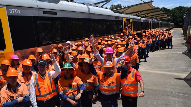 Workers at Maryborough’s Downer rail factory have walked off the job for 48 hours over an enterprise agreement dispute.