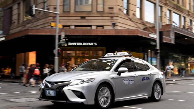 A Sydney taxi driver has tested positive for COVID-19 after working eight days while infectious. Picture: NCA NewsWire/Bianca De Marchi