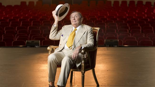 Barry Humphries pictured in 2015. Picture: Claudio Raschella