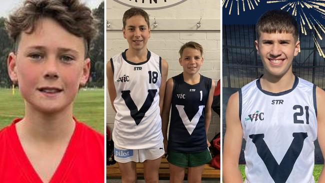 Named: School Sport Victoria U12 boys and girls footy teams