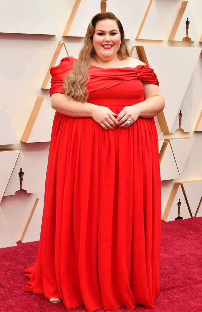 Metz frocks up for the 2020 Academy Awards. Picture: Amy Sussman/Getty
