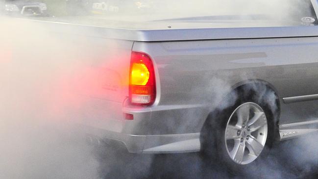 A 29-year-old man from Calliope was charged with hooning offences after he allegedly did burnouts in front of police.