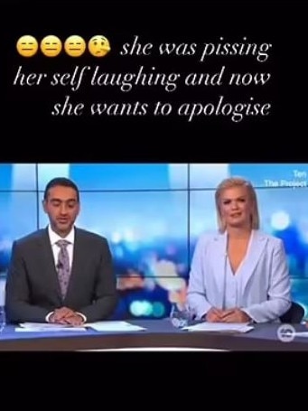 The Block's Omar Slaimankhel has laid into The Project and co-host Sarah Harris over the joke. Picture: Channel 10