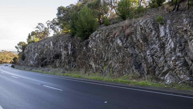 The section of road on The Grove Way, Salisbury East where a woman was fatally struck by a car. Picture Mark Brake