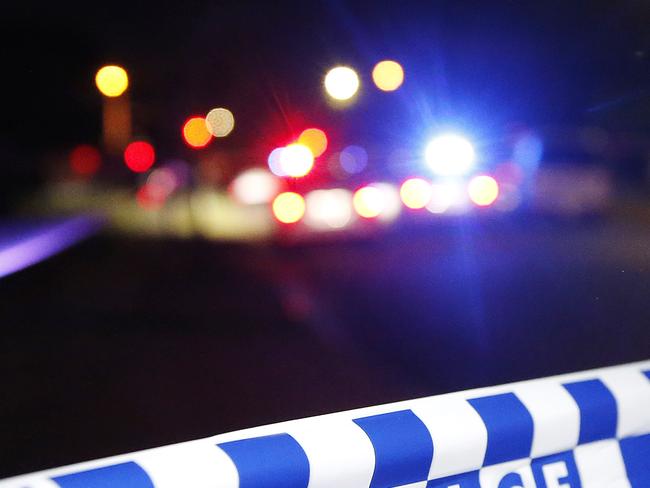 Emergency services pictured at a police shooting in Upper Mt Gravatt, Brisbane 5th of August 2020.  (Image/Josh Woning)