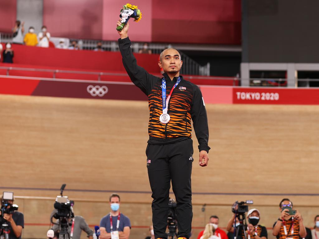 Azizulhasni Awang had to settle for silver.