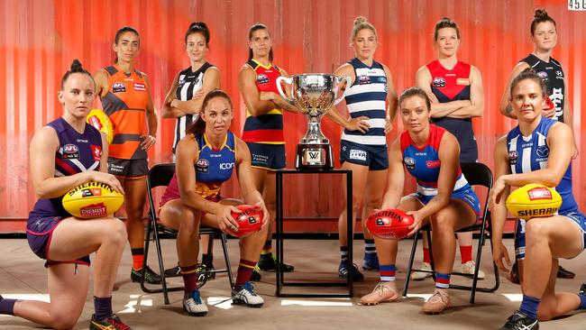 Expansion to 10 teams - while being hemmed into a nine-week season - did present the AFLW with a logistic challenge on its fixture. The new conference format is under  fire today, but further emphasises the task of ultimately having an 18 or 20-team AFLW work in the Australian football calendar. Picture: Darrian Traynor (Getty Images)