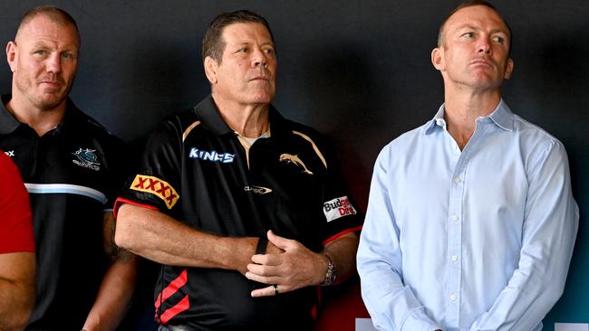 Darren Lockyer, right, has backed the return of the Bears. Picture: NRL Imagery