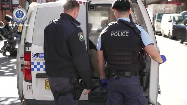 Two charged, more than 300 weapons seized