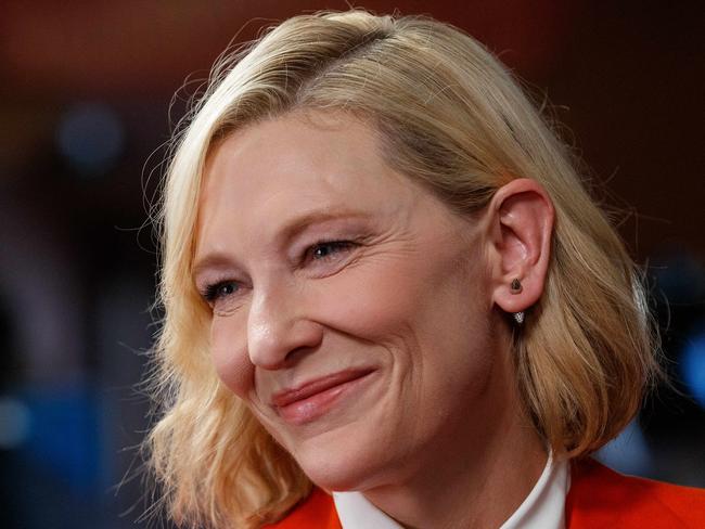 DAILY TELEGRAPH NOVEMBER 13, 2022Cate Blanchett pictured on the red carpet at the Cremorne Orpheum for a special screening of her new film, TAR. Picture: David Swift