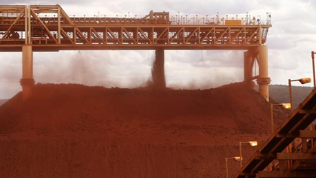 While prices are high, Australian iron ore exports are forecast to decline. Picture: Bloomberg